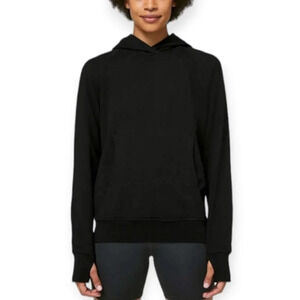 Lululemon Scuba Pullover Hoodie in Black Kangaroo Pocket 6